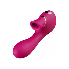 Imagem do 04799 | Vibrador Estimulador de Ponto G e Clitoris em Silicone com 7 Modos de Vibração e 7 Intensidades de Pulsação - Dibe Sex Massager