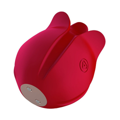 Imagem do 04589 | Estimulador de Clitóris Formato de Rosa com 3 Pontas Diferentes e 10 Modos de Vibração - Vermelho