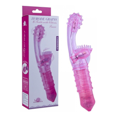 03611 | Vibrador Ponto G em Jelly com 10 Modos de Vibração - Aphrodisia G Tickle Teaser - Rosa - comprar online