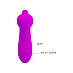 01844 | Estimulador de Próstata e Períneo em Silicone Soft Touch com 30 Modos de Vibração - Pretty Love Backie - Roxo