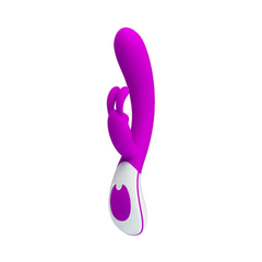 03399 | Vibrador Ponto G Recarregável com Estimulador Clitoriano em Forma de Coelho e 12 Modos de Vibrações - Pretty Love Harlan na internet