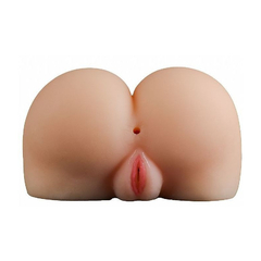 04034 | Masturbador Masculino Formato de Bunda com Vagina e Ânus Apertadinhos e Penetráveis - Maig - 16 x 16 cm - comprar online