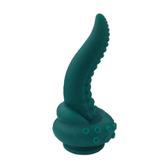 04198 | Consolo Dildo Flexível Semelhante a Tentáculo com Ventosa - Verde - comprar online