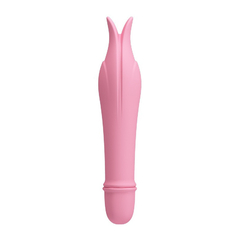 01910 | Mini Vibrador Estimulador de Clitóris com 10 Modos de Vibração - Pretty Love Edward - Rosa Claro - comprar online