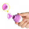 00499 | Simulador de Sexo Oral Estimulador de Clitóris Recarregável, Resistente à Água e Discreto em Silicone com Estimulação que Vai e Vem - Dibe Sex Massager - Roxo