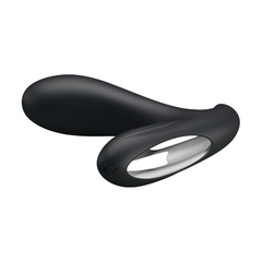 01990 | Estimulador de Próstata e Períneo em Silicone Soft Touch com 30 Modos de Vibração - Pretty Love Backie - Preto - loja online