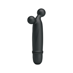03859 | Mini Vibrador em Soft Touch com 10 Modos de Vibração - Pretty Love Goddard - Preto - comprar online