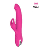 03959 | Vibrador Rotativo com Plug para Estimulo de Clitóris, 7 Níveis de Vibrações e 3 Níveis de Rotação - Vibe Irene - Magenta