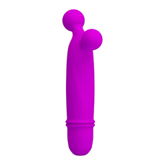 02329 | Mini Vibrador em Soft Touch com 10 Modos de Vibração - Pretty Love Goddard - Roxo na internet