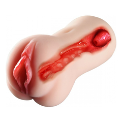 Imagem do 05044 | Masturbador Masculino em TPR no Formato de Vagina com Útero - Realistic Crazy Lion Vagina Masturbator Soft Skin