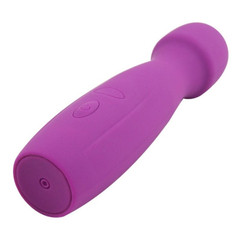 02131 | Mini Massageador Recarregável em Silicone Soft Touch com 10 Modos de Vibração e Controle por Aplicativo - Tani - Roxo na internet