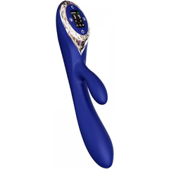 03630 | Vibrador Inflável Com Estimulador de Clitóris - Kistoy A-King - Azul - comprar online