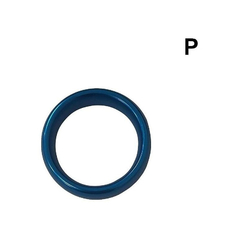 04207 | Anel Peniano em Aço Prolongador de Ereção e Retardador de Ejaculação com 4 cm Diâmetro - Tamanho P - Azul