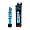 03972 | Vibrador Multivelocidade com Capa Lisa Transparente com Azul - Vibrator G-Spot