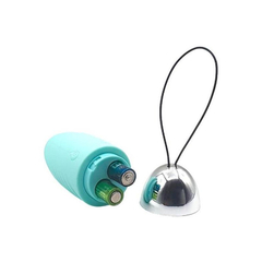 01281 | Bullet em Silicone e ABS com 12 Modos de Vibração e Controle Remoto - Lilo Love Vibrator - Verde - comprar online