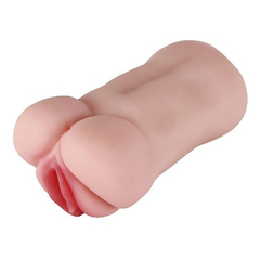 04075 | Masturbador com Formato Vagina e Texturas internas em CyberSkin - Tight Pussy II- Lábios Carnudos - 14 x 8 cm - loja online