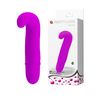 01986 | Mini Vibrador Ponto G em Soft Touch com 10 Funções de Vibração e Resistência à Água - Pretty Love Dana - Rosa