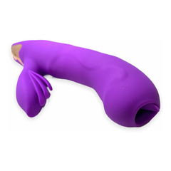 03360 | Dibe Sex Massager - Vibrador Estimulador de Ponto G e Clitóris com Movimentos Vai e Vem, Rotação, 7 Modos de Vibração e Função de Aquecimento - Roxo - comprar online