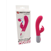 03942 | Vibrador de Ponto G e Língua Estimuladora de Clitóris com 30 Níveis de Vibrações - Pretty Love Cerberus - Rosa