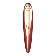 04564 | Vibrador Massageador Recarregável Com Texturas Massageadoras e 10 Modos de Vibração - Lilo Vibrator - Vermelho