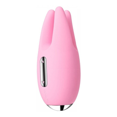 00819 | Estimulador de Clitóris Recarregável com 3 Modos de Vibração - Svakom Cookie - Rosa Claro - comprar online