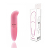 03084 | Mini Vibrador Estimulador de Ponto G Aveludado - G-Spot - Rosa Claro