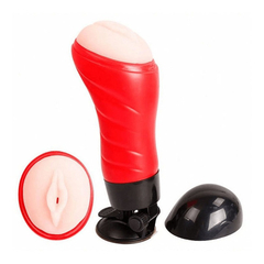 04455 | Masturbador Lanterna em Forma de Vagina em CyberSkin com Ventosa de Pressão - Crazy Bull Delia - comprar online