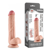 00799 | Prótese Realística Beliscável com Glande Definida, Vértebra, Veias Suaves, Escroto e Ventosa - Lovetoy Sliding Skin 8