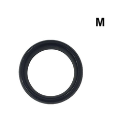 04211 | Anel Peniano em Aço Prolongador de Ereção e Retardador de Ejaculação com 4,5 cm Diâmetro - Tamanho M - Preto