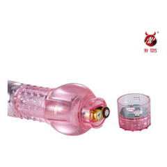 03899 | Vibrador com Textura de Nódulos e Vibração Multivelocidade - NV Toys Venue Vibe - 13,5 x 3,5 cm - Rosa - comprar online