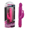 03976 | Vibrador Duplo Motor em Silicone 10 Velocidades - Aphrodisia Honey Bunny - Roxo