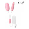 04845 | Cápsula Vibratória USB com 2 Bullets com 12 Modos de Vibração - Lilo - Rosa