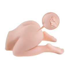 02353 | Masturbador Masculino em CyberSkin com Forma de Bunda, Vagina e Ânus Penetráveis, Pelos Pubianos e Vibração - Passion Lady - 42 x 31 cm - comprar online