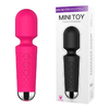 04919 | Vibrador Massageador Varinha Mágica Recarregável com 20 Modos de Vibração e 8 Níveis de Velocidade - YouVibe Mini Toy - Rosa