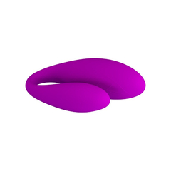 00426 | Vibrador Recarregável para Casal com 30 Níveis de Vibração e Controle Remoto Sem Fio - Pretty Love Chad - Roxo - loja online