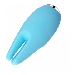 00820 | Estimulador de Clitóris Recarregável com 3 Modos de Vibração - Svakom Cookie - Azul - E-VARIEDADES
