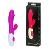 02773 | Vibrador com Detalhe de Glande com Estimulador Clitoriano e 10 Modos de Vibração - Super Mute Design - Roxo