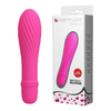 01916 | Mini Vibrador em Silicone com Relevo e 10 Modos de Vibrações - Pretty Love Solomon - Rosa Pink