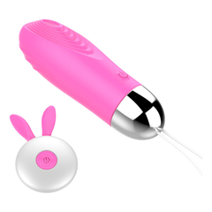 02840 | Vibrador Bullet com 12 Modos de Vibrações em Silicone Cirúrgico e ABS - Vibrating Egg - Rosa - comprar online