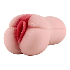 04072 | Masturbador com Formato Vagina e Texturas internas em CyberSkin - Red Meatball - Lábios Internos - 14 x 8 cm na internet