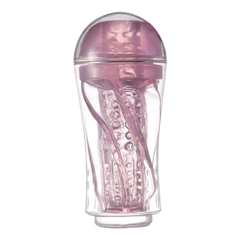 04642 | Masturbador Masculino Formato Lanterna com Texturas Internas Super Macias e Maleáveis - Rosa - comprar online