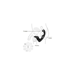 04733 | Estimulador de Próstata e Períneo em Silicone com 9 Modos de Vibração e Controle Remoto - S-Hande Landy-RCT - loja online