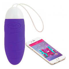 02013 | Alice - Cápsula Vibratória Recarregável com 11 Modos de Vibração Controlado por App via Bluetooth - Roxo na internet