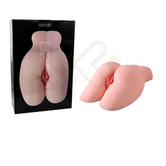 04007 | Masturbador em Forma de Bunda em CyberSkin com Vagina e Ânus - Slim Shape - 40 x 26 cm - comprar online