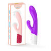 04276 | Vibrador com Estimulador de Clitóris Liso e 2 Modos de Vibrações - Roxo