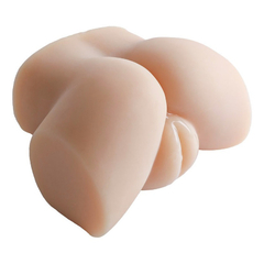 04260 | Masturbador Formato de Bunda com Vagina com Texturas Internas em CyberSkin - 18 x 12 cm - loja online
