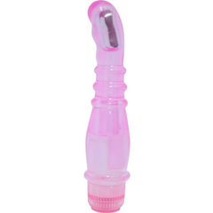 01799 | Vibrador Ponto G com Multivelocidade - Crystal Roulette Vibe 20 x 3,2 cm - Rosa - comprar online