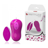 00567 | Cápsula Vibratória com 30 Modos de Vibrações e Controle Remoto Com Fio - Pretty Love Avery