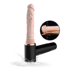 04416 | Mini Maquina de Sexo com Prótese Realística Recarregável, 7 Modos de Vibrações e 7 Modos de Vai e Vem - Dibe Muscle - Branco - loja online