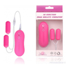 00415 | Cápsula Dupla Vibratória com 10 Vibrações Impulse - Aphrodosia Dual Bullets Vibrator - Rosa